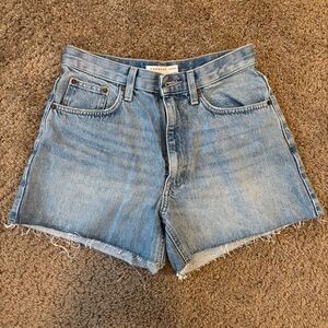 Topshop Denim size 6 A-line Mom Shorts